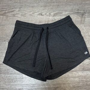 Women's Gap Charcoal Gray Drawstring Shorts